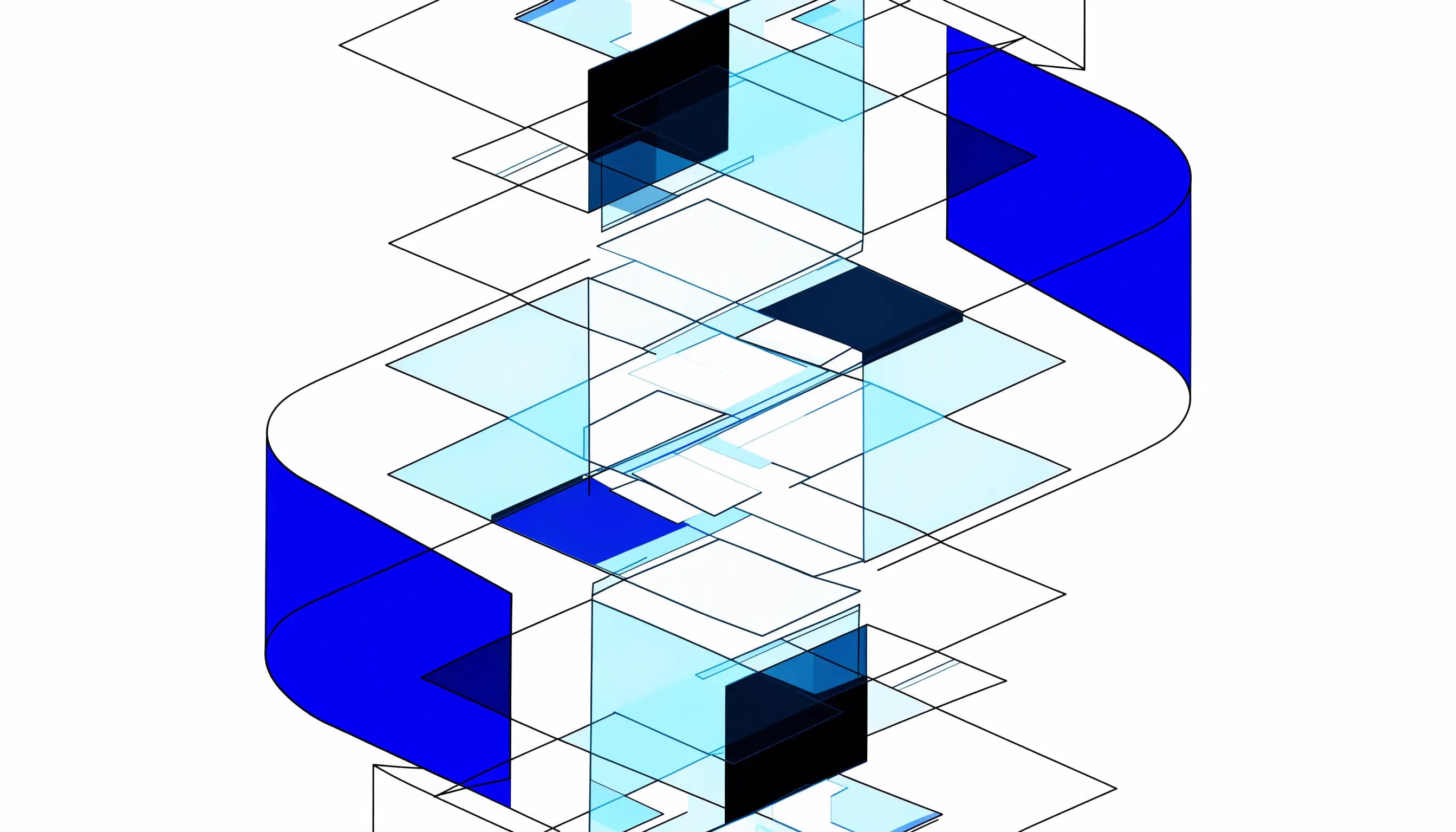Layered SaaS architecture showing public, product, data, and administration systems