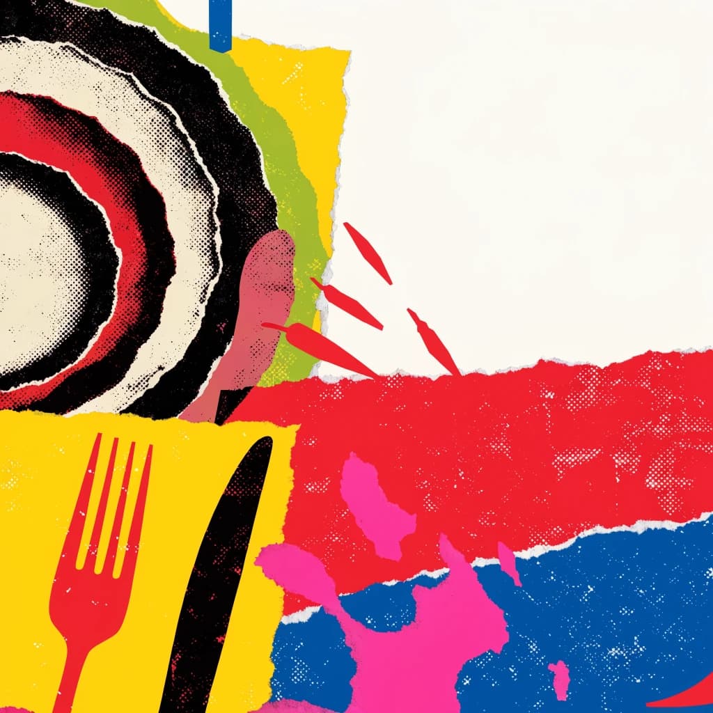 Poster artwork for the fictional Small Plate Takeover event