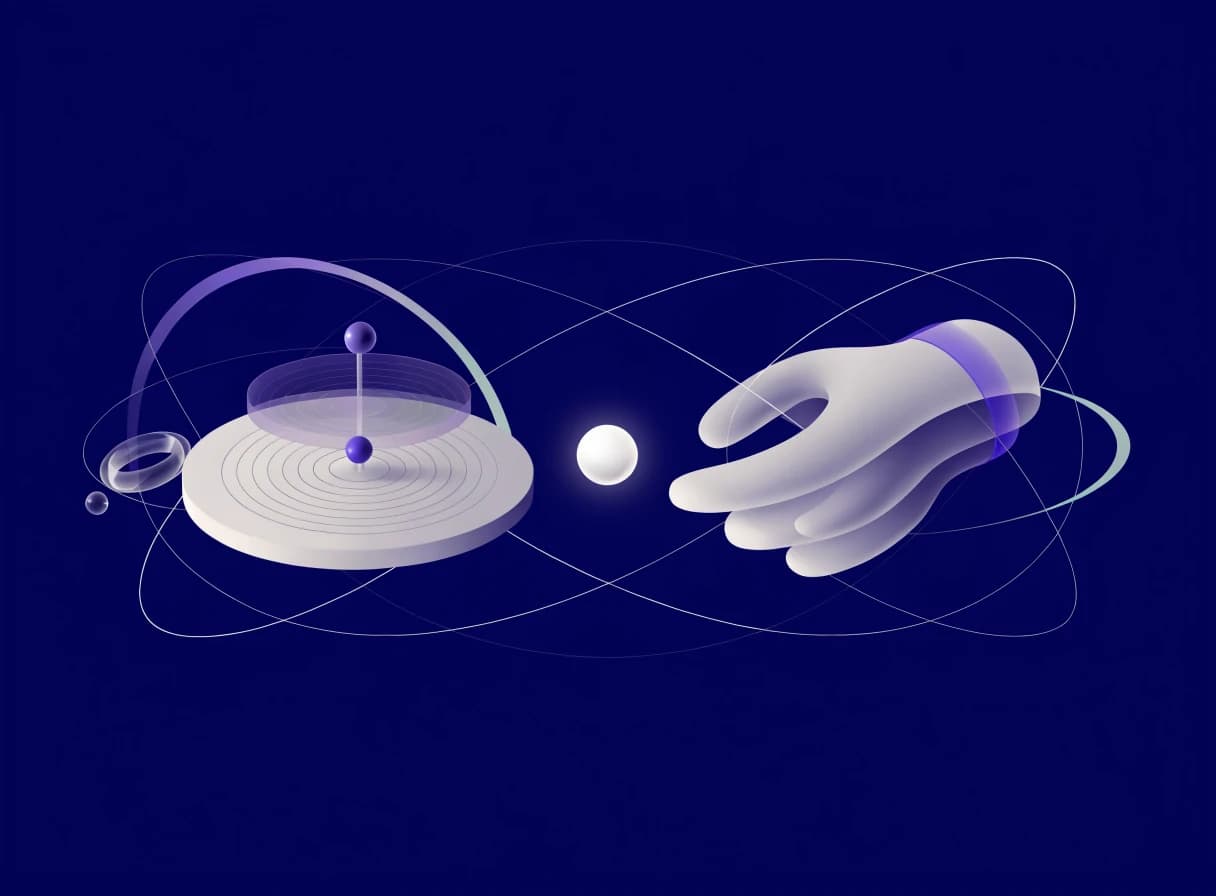 Abstract workflow handoff between automation and a team member
