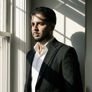 Yhorman Ibarra, Founder and Lead Developer of studiogecko.dev, standing beside an office window